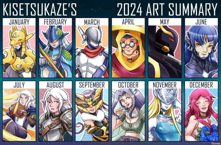 ancientmermaimon armor cendrillmon digimon digimon_(creature) fairimon fox_mask justimon long_hair mask queenbeemon sakuyamon shin_megami_tensei yin_yang
