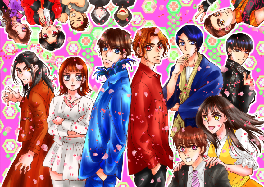 avataro_sentai_donbrothers group_picture inuzuka_tsubasa kijino_tsuyoshi kito_haruka momoi_tarou momotani_jirou multiple_boys multiple_girls saruhara_shinichi sonogo_(donbrothers) sonoi_(donbrothers) sonona_(donbrothers) sononi_(donbrothers) sonoroku_(donbrothers) sonoshi_(donbrothers) sonoya_(donbrothers) sonoza_(donbrothers) super_sentai tsubasa_inuzuaka zero_kazami