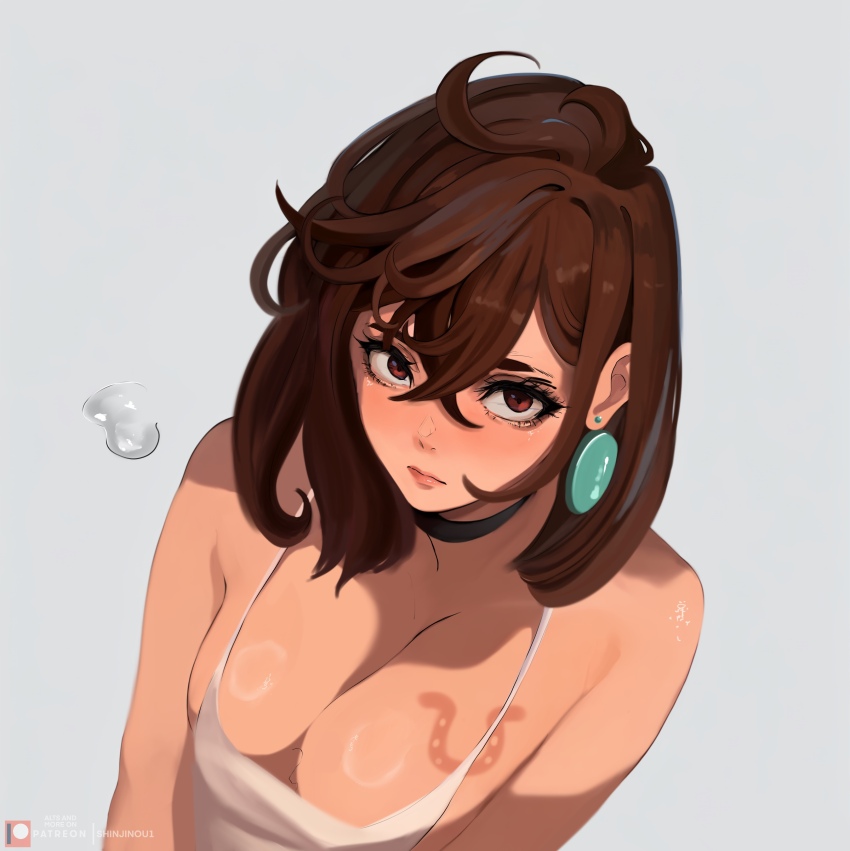 1girl absurdres ayase_momo breasts dandadan highres large_breasts long_hair shinjinou1 solo