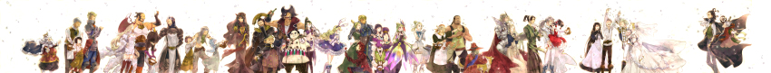 6+boys 6+girls absurdres agnes_oblige anchor anger_vein animal_ears argent_heinkel armor artemia_venus barras_lehr blonde_hair blush braev_lee bravely_default:_flying_fairy bravely_default_(series) bridal_veil bride brown_eyes brown_hair cape character_request closed_eyes crossed_arms dress edea_lee einheria_venus everyone eyepatch facial_hair fiore_derosa flower fox glasses gloves green_hair grey_hair hair_ornament hanagosui happy hat hayreddin_barbarossa highres holly_white ciggma_khint jackal_(bravely_default) qada_(bravely_default) konoe_kikyou lester_derosso long_hair eloch_quentis_khamer_viii mephilia_venus multiple_boys multiple_girls erutus_profiteur nobutsuna_kamiizumi ominas_crowe ponytail praline_a_la_mode rabbit_ears red_hair ringabel rose short_hair smile tiz_arrior twintails veil victor_s._court victoria_f._stein wedding wedding_dress white_hair yulyana