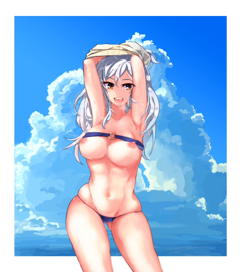 absurdres akatsuki_giken breasts female_robin_(fire_emblem) fire_emblem fire_emblem_awakening highres nintendo nipples female_robin_(seaside_tactician)_(fire_emblem) tagme