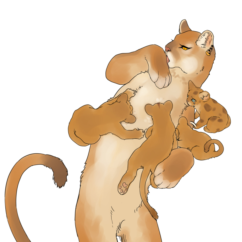 animalization breastfeeding brothers dio_brando donatello_versus father_and_son giorno_giovanna huang_lia jojo_no_kimyou_na_bouken lion no_humans rikiel siblings stone_ocean ungaro vento_aureo