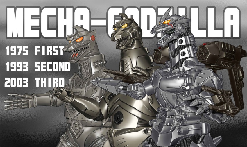 alien ammunition_backpack back_unit cannon cyborg directed-energy_weapon drill drill_hand energy_cannon energy_weapon finger_missile godzilla:_tokyo_s.o.s. godzilla_(series) godzilla_against_mechagodzilla godzilla_vs._mechagodzilla godzilla_vs._mechagodzilla_ii homyu_shot japan_self-defense_force jetpack kaiju kiryu_(godzilla) knee_missile magnetic_weapon maser_cannon mecha mechagodzilla mechagodzilla_2 military military_vehicle monster mouth_cannon mouth_missile multiple_persona plasma_cannon plasma_grenade_(godzilla) railgun revolving_finger_missile robot rocket_drill satoru33 space_monster spiral_claw stomach_cannon tail terror_of_mechagodzilla toho type-4_anti-beast_drilling_device type-4_railgun type-99_twin_maser_cannon weapon wrist_cannon wrist_gun yellow_eyes
