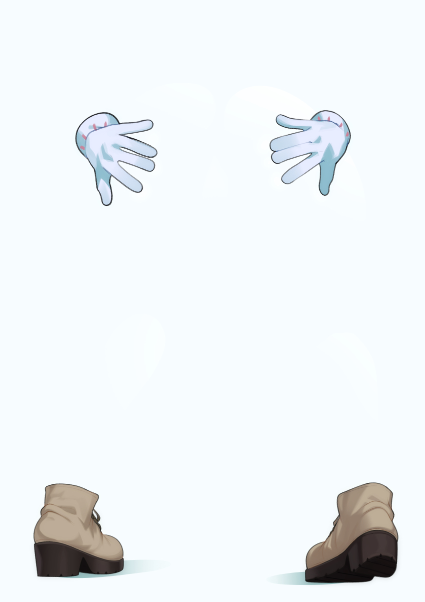 1girl absurdres ass bent_over boku_no_hero_academia brown_shoes from_behind full_body gloves hagakure_toru hands_on_own_ass highres postblue98 presenting presenting_ass shoes simple_background standing thighs when_you_see_it white_background white_gloves
