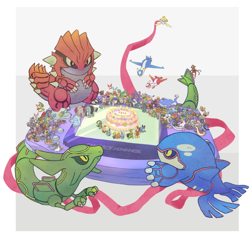 ^_^ absol absolutely_everyone aggron altaria anniversary anorith armaldo aron azurill bagon baltoy banette barboach beautifly beldum berry_(pokemon) birthday_cake blaziken bluk_berry breloom cacnea cacturne cake camerupt carvanha cascoon castform castform_(normal) charti_berry chimecho clamperl claydol closed_eyes combusken corphish cradily crawdaunt creatures_(company) delcatty deoxys deoxys_(normal) dusclops duskull dustox electrike everyone exploud feebas flygon food fruit game_boy_advance game_freak gardevoir gen_3_pokemon glalie gorebyss groudon grovyle grumpig gulpin handheld_game_console hariyama highres huntail ibui_matsumoto illumise jirachi kecleon kirlia kyogre lairon latias latios legendary_pokemon leppa_berry lileep linoone lombre lotad loudred ludicolo lunatone luvdisc makuhita manectric marshtomp masquerain mawile medicham meditite metagross metang mightyena milotic minun mudkip mythical_pokemon nincada ninjask nintendo nosepass numel nuzleaf oran_berry pecha_berry pelipper plusle pokemon pokemon_(creature) poochyena ralts rayquaza regice regirock registeel relicanth roselia_(pokemon) sableye salamence sceptile sealeo seedot seviper sharpedo shedinja shelgon shiftry shroomish shuppet silcoon sitrus_berry skitty slaking slakoth snorunt solrock spheal spinda spoink starter_pokemon_trio surskit swablu swalot swampert swellow taillow torchic torkoal trapinch treecko tropius vibrava vigoroth volbeat wailmer wailord walrein whiscash whismur wingull wurmple wynaut zangoose zigzagoon