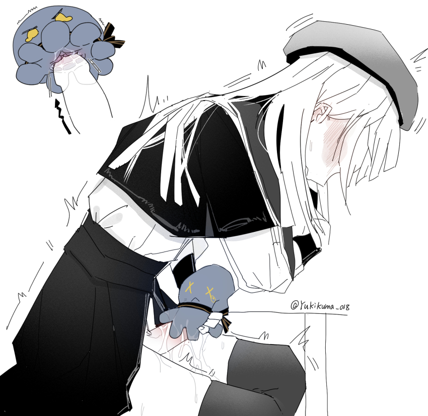 1futa :&lt; animal animal_sexualization animalization arrow_(symbol) artist_name bang_dream! bang_dream!_it&#039;s_mygo!!!!! beret bestiality blush capelet chinese_commentary closed_mouth commentary_request erection futanari hat highres holding holding_animal long_hair mortis_(bang_dream!) mortis_(costume)_(bang_dream!) no_eyes no_panties nose_blush penis pussy see-through_clothes see-through_sleeves simple_background sitting size_difference skirt sleeve_cuffs spot_color tearing_up thighhighs togawa_sakiko twitching twitter_username vaginal wakaba_mutsumi white_background x_x yellow_eyes yukikuma_(yukikuma_018)