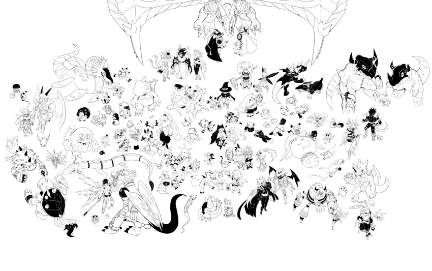 agumon angel angel_boy angemon animal_hat archnemon armadimon armor bakumon bastemon bearmon beelstarmon beelzebumon belphemon belphemon_sleep_mode betamon betsumon bibimon blacktailmon_uver. botamon bowmon bun_(digimon) burgamon cat_hat chackmon chibikiwimon cho-hakkaimon chocomon coronamon cthyllamon cutemon delumon digicore_interface digimon digimon_(creature) digital_hazard dobermon dorumon dracumon dragon dragon_ball drimogemon dukemon ex-tyranomon examon falcomon fang flamon fufumon funbeemon gabumon galgomon gammamon gaomon gazimon geogreymon gigimon gomamon greymon gummymon hackmon_(digimon) hagurumon hat herissmon highres horns impmon jellymon jyarimon kangarumon keemon keramon kiwimon koromon kudamon labramon leafmon lighdramon lilimon lilithmon loogamon looking_at_another lopmon lucemon lunamon luxmon magnakidmon magnamon meicoomon minervamon minomon mochimon monimon monochrome nun nyaromon offmon omegamon pagumon palmon patamon piyomon plesiomon plotmon pokomon_(digimon) pomumon poromon poyomon pukumon punimon rabbit_hat raremon relemon renamon sakuyamon seadramon shoeshoemon shoutmon sistermon_blanc sistermon_noir solarmon sparrowmon stingmon sunarizamon symbareangoramon tail tailmon tanemon terriermon tokomon torikaraballmon toyagumon tyranomon ulforcev-dramon upamon v-mon vorvomon wings wizarmon wormmon xv-mon yukimibotamon zudomon zurumon