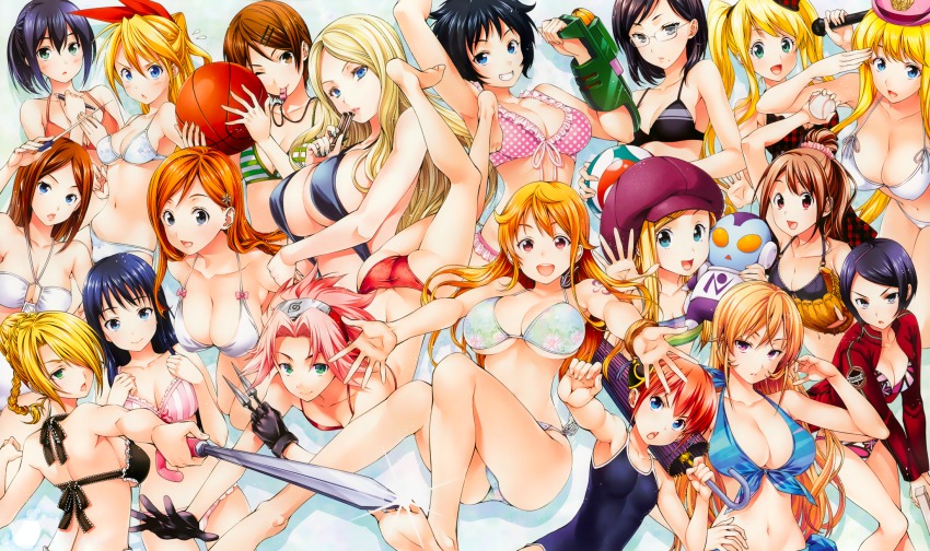 10s 6+girls :o ;) aida_riko akimoto_katherine_reiko annotated ansatsu_kyoushitsu arched_back arm_up ass azuki_an ball bare_legs bare_shoulders barefoot baseball baseball_glove basketball beelzebub_(manga) bikini black_eyes black_gloves black_hair bleach blonde_hair blue_eyes blue_hair bob_cut bow braid breast_hold breasts brown_hair bun_cover butt_crack newsboy_cap cleavage company_connection competition_school_swimsuit conductor_baton crossover dragon_ball dress feet female_service_cap fighting_stance flipped_hair flying_sweatdrops forehead_protector front-tie_top ginga_patrol_jaco gintama glasses glint gloves green_eyes grin gun haikyuu!! hair_between_eyes hair_bow hair_bun hair_ornament hair_over_one_eye hairband hairclip halterneck handgun hands_on_own_chest haruno_sakura hat high_ponytail highres hikapan hilda_(beelzebub) hime-dol!! holding holding_ball huge_breasts inoue_orihime irina_jelavic jacket kagura_(gintama) kirisaki_chitoge kitora_ai kochikame kuhou_komado kunai kuroko_no_basuke kurokuroku large_breasts leaning_forward long_hair lying messy microphone mini_hat mini_top_hat mole mouth_hold multiple_crossover multiple_girls nail_polish nakiri_erina nami_(one_piece) naruto naruto_(series) navel nisekoi oil-paper_umbrella on_stomach one-piece_swimsuit one_eye_closed one_piece one_side_up open_mouth orange_bikini orange_hair outstretched_arms outstretched_hand parted_bangs parted_lips pen pink_hair pistol plaid_bikini plaid_clothes plaid_dress police_hat polka_dot polka_dot_bikini polka_dot_swimsuit ponytail purple_eyes red_eyes rin_(toriko) robot saeki_shun saiki_kusuo_no_psi_nan salute samejima_alto scan school_swimsuit shimizu_kiyoko shokugeki_no_souma short_hair shounen_jump side-tie_bikini_bottom sideboob single_braid single_hair_bun slingshot_swimsuit small_breasts smile smoky_bb soul_catcher(s) sparkle striped_bikini striped_clothes swimsuit sword tattoo teruhashi_kokomi tights_(dragon_ball) top_hat toriko_(series) tosh_(imonade_ryouchou) tucking_hair twintails umbrella vertical-striped_bikini vertical-striped_clothes volleyball_(object) weapon whistle white_bikini white_one-piece_swimsuit wink world_trigger yusa_chiaki yuuko_(soul_catche(s))
