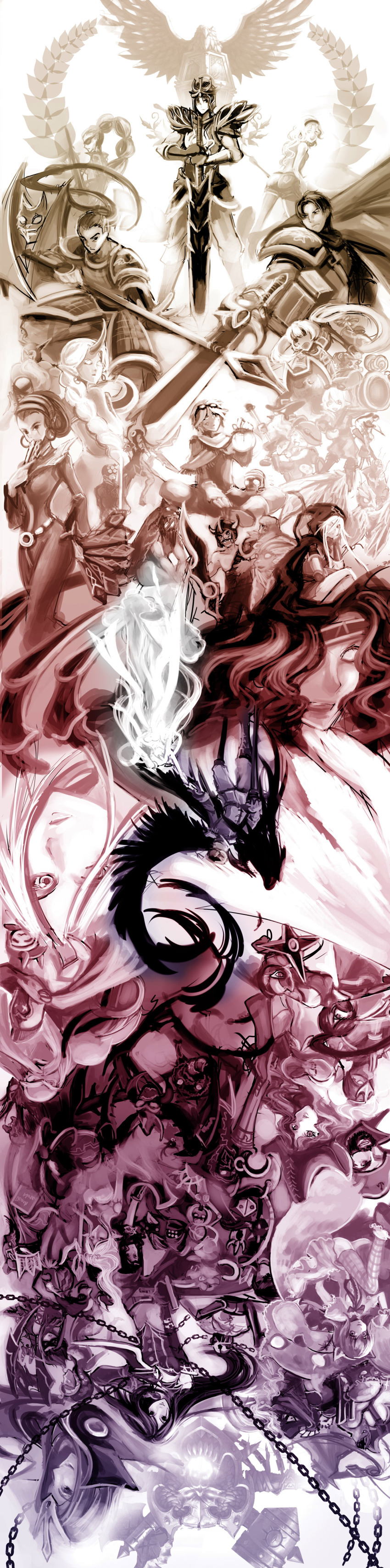 6+boys 6+girls absolutely_everyone absurdres akali akali_(legacy) annie_(league_of_legends) ashe_(league_of_legends) blitzcrank brand_(league_of_legends) caitlyn_(league_of_legends) cassiopeia_(league_of_legends) cho&#039;gath corki element evelynn_(league_of_legends) evelynn_(old) everyone ezreal galio gangplank_(league_of_legends) garen_(league_of_legends) gragas highres irelia janna_(league_of_legends) jarvan_iv_(league_of_legends) jax_(league_of_legends) karma_(league_of_legends) karthus katarina_(league_of_legends) kayle_(league_of_legends) kennen league_of_legends leblanc_(league_of_legends) long_image lux_(league_of_legends) malzahar master_yi midriff miss_fortune_(league_of_legends) mordekaiser morgana_(league_of_legends) multiple_boys multiple_girls nasus navel nidalee nocturne_(league_of_legends) olaf olaf_(league_of_legends) orianna_(league_of_legends) pantheon_(league_of_legends) poppy_(league_of_legends) rammus renekton shaco shen_(league_of_legends) sion_(league_of_legends) sona_(league_of_legends) soraka_(league_of_legends) swain_(league_of_legends) tall_image teemo tristana_(league_of_legends) twisted_fate udyr vayne_(league_of_legends) xin_zhao yordle