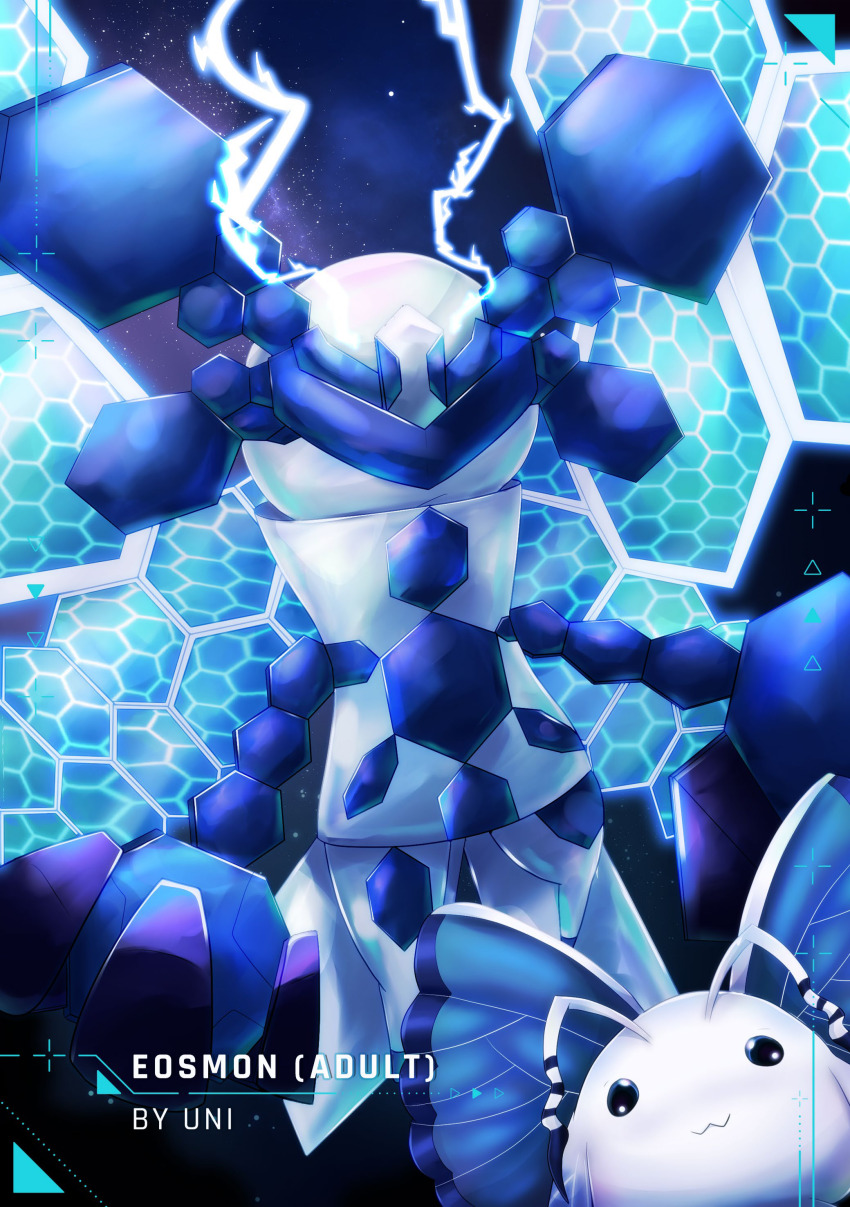 absurdres antennae black_eyes digimon digimon_(creature) eosmon_adult expressionless highres mask morphomon wings