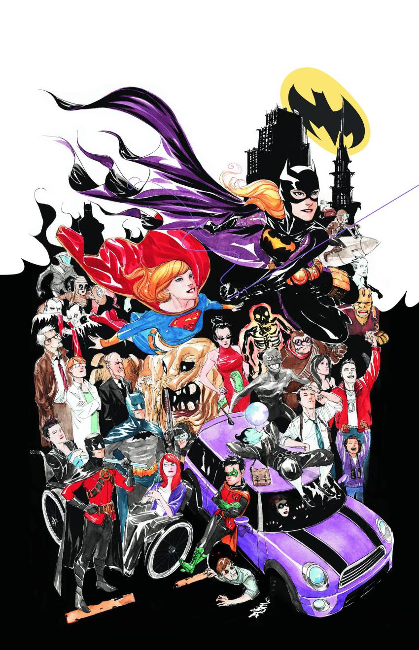 6+boys 6+girls absurdres alfred_pennyworth armor barbara_gordon batgirl batman batman_(series) binoculars black_hair blonde_hair boots brothers bruce_wayne cape car clayface crossed_arms crystal_brown damian_wayne dark_skin dc_comics dick_grayson diesel_(dc) doctor_phosphorus domino_mask dracula dustin_nguyen family father_and_son francisco_gracia gauntlets gray_ghost harmony highres holster jacket james_gordon jordanna_spence klarion kryptonian livewire mask mini_cooper mother_and_daughter motor_vehicle multiple_boys multiple_girls necktie nell_little nick_gage oracle oracle_(dc) orange_hair police power_armor proxy red_robin robin_(dc) roulette roxy_rocket shoulder_holster siblings sitting slipstream_(dc) smile squire staff stephanie_brown supergirl tim_drake traditional_media vampire wendy_white wheelchair