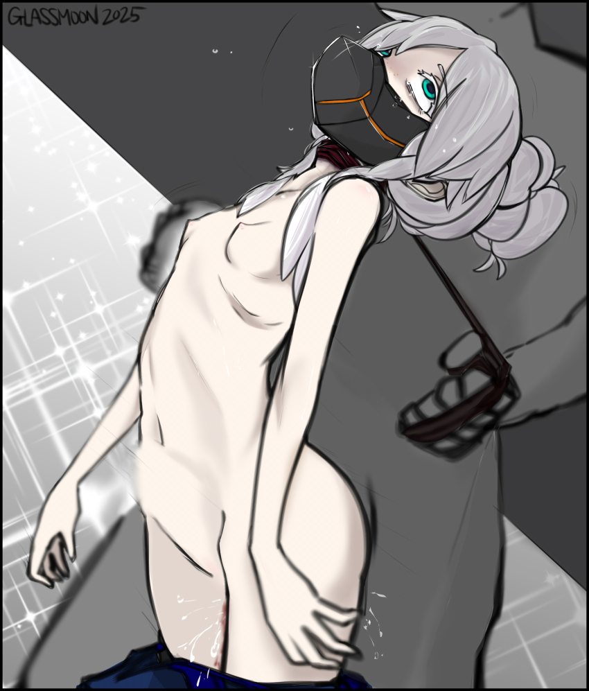 absurdres deux_murasame execution glassmoonworks gundam gundam_gquuuuuux guro highres necrophilia rape ryona stomach_bulge strangling