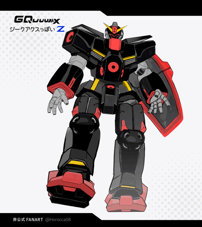 artist_name commentary_request copyright_name full_body gundam gundam_gquuuuuux highres horocca mecha mecha_focus mobile_suit no_humans official_style psyco_gundam robot simple_background solo twitter_username v-fin white_background zeta_gundam