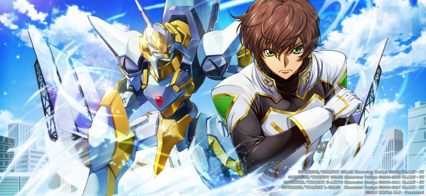 code_geass code_geass:_lost_stories highres kururugi_suzaku lancelot_(code_geass) tagme