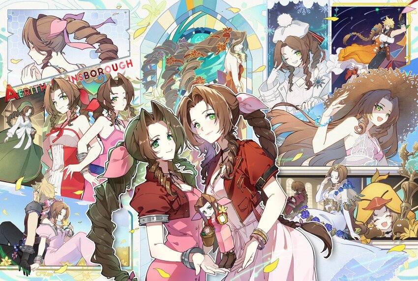 1boy 1girl aerith_gainsborough aerith_gainsborough_(chocobo_suit) aerith_gainsborough_(fairy_of_snowfall) aerith_gainsborough_(garnet&#039;s_gown) aerith_gainsborough_(prism_dress) aerith_gainsborough_(red_dress) aerith_gainsborough_(rosy_battle_suit) aerith_gainsborough_(sunny_robe) animal_hood aqua_nails armlet armor artist_name back-to-back back_bow backless_dress backless_outfit bangle bare_shoulders basket beach bead_bracelet beads belt bikini bird_hood black_bodysuit black_choker black_gloves black_pants black_vest blonde_hair blue_flower blue_ribbon blue_rose blue_sky blush bodysuit boots bow bracelet braid braided_ponytail breasts brown_hair cardigan cat_princess character_name chocobo choker church cleavage cleavage_cutout closed_eyes closed_mouth clothing_cutout cloud_strife coat cosplay couple cowboy_shot crisis_core_final_fantasy_vii cropped_jacket detached_sleeves dissidia_final_fantasy dress dress_flower falling_petals fang field final_fantasy final_fantasy_ix final_fantasy_tactics final_fantasy_vii final_fantasy_vii_ever_crisis final_fantasy_vii_rebirth final_fantasy_vii_remake finger_to_mouth fingerless_gloves fireworks flamenco_dress flower flower_basket flower_choker flower_field frilled_dress frills full_body fur-trimmed_coat fur_trim garnet_til_alexandros_xvii garnet_til_alexandros_xvii_(cosplay) gloves gold_trim green_headscarf green_headwear green_skirt hair_bow hair_flower hair_ornament hair_ribbon halter_dress halterneck hand_on_another&#039;s_back happy hat headscarf hetero highres holding holding_basket holding_flower holding_staff hood jacket jewelry juliet_sleeves kingdom_hearts kingdom_hearts_ii light_blush lily_(flower) locked_arms long_dress long_hair long_skirt long_sleeves low_ponytail materia medium_breasts multiple_views nail_polish official_alternate_costume one_eye_closed onesie open_mouth orange_dress outdoors own_hands_together pants parted_bangs petals pink_bikini pink_dress pink_ribbon plunging_neckline polka_dot polka_dot_bow ponytail puffy_long_sleeves puffy_short_sleeves puffy_sleeves purple_belt red_bow red_flower red_jacket red_ribbon red_sleeves ribbon ribbon_choker ring ringlets rose see-through_clothes see-through_sleeves short_hair short_sleeves shoulder_armor sideboob sidelocks single_braid skirt sky smile snowflakes spiked_hair staff stained_glass strapless strapless_dress straw_hat sun_hat sweater sweater_dress swimsuit swinging tiara two-tone_dress v vest wavy_hair white_cardigan white_coat white_dress white_flower white_gloves white_headwear white_sleeves white_sweater winter_clothes winter_coat yellow_flower yellow_petals zidane_tribal zidane_tribal_(cosplay)