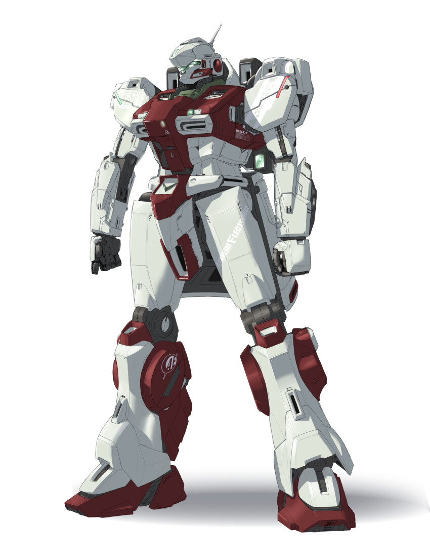 color_variation commentary concept_art derivative_work english_commentary evn_(evnillustrated) gm_(mobile_suit) gm_ii gundam highres machinery mecha mecha_focus mobile_suit mobile_suit_gundam no_humans original radio_antenna redesign robot science_fiction shadow white_background zeta_gundam