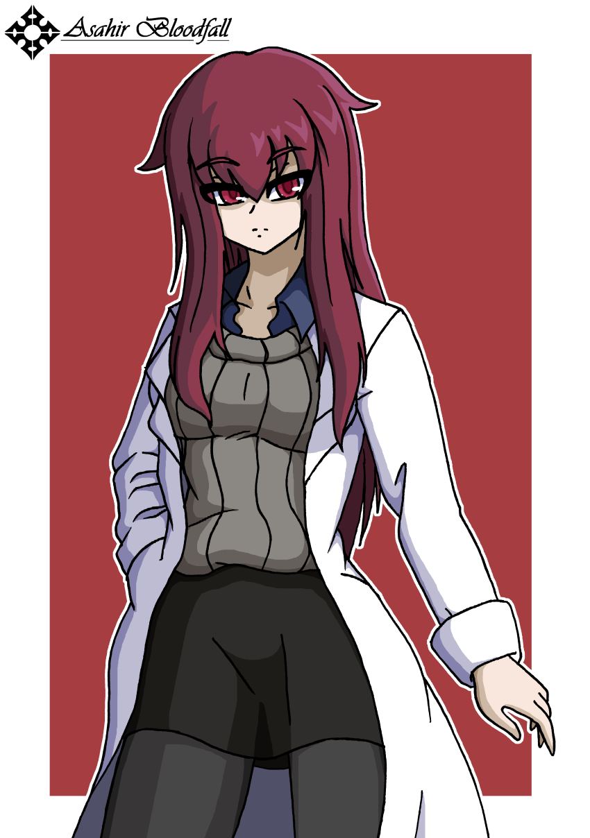 1girl absurdres asahir highres mon-musu_quest! mon-musu_quest:_paradox promestein red_eyes red_hair self-upload tagme
