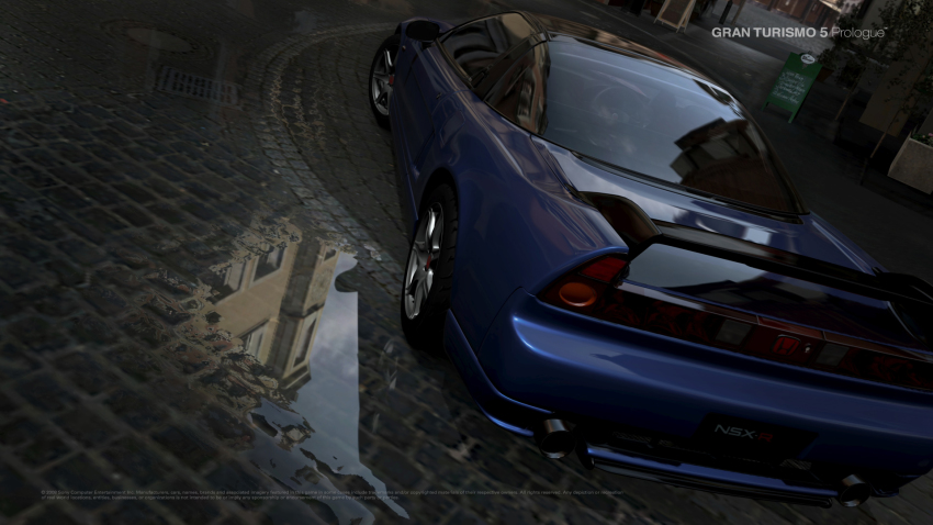 00s 2008 3d car copyright_name english_text gran_turismo gran_turismo_5 highres honda honda_nsx logo motor_vehicle no_humans official_art official_wallpaper promotional_art sony vehicle_focus