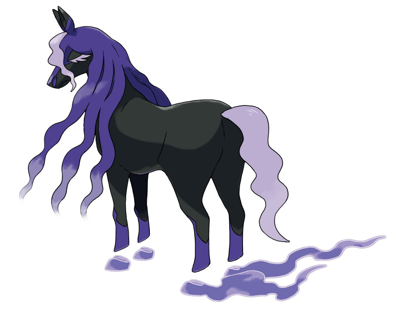 absurdres animal_focus artist_request closed_eyes closed_mouth eyelashes full_body highres horse nintendo no_humans official_art pokemon pokemon_(creature) pokemon_focus pokemon_swsh solo spectrier third-party_source transparent_background