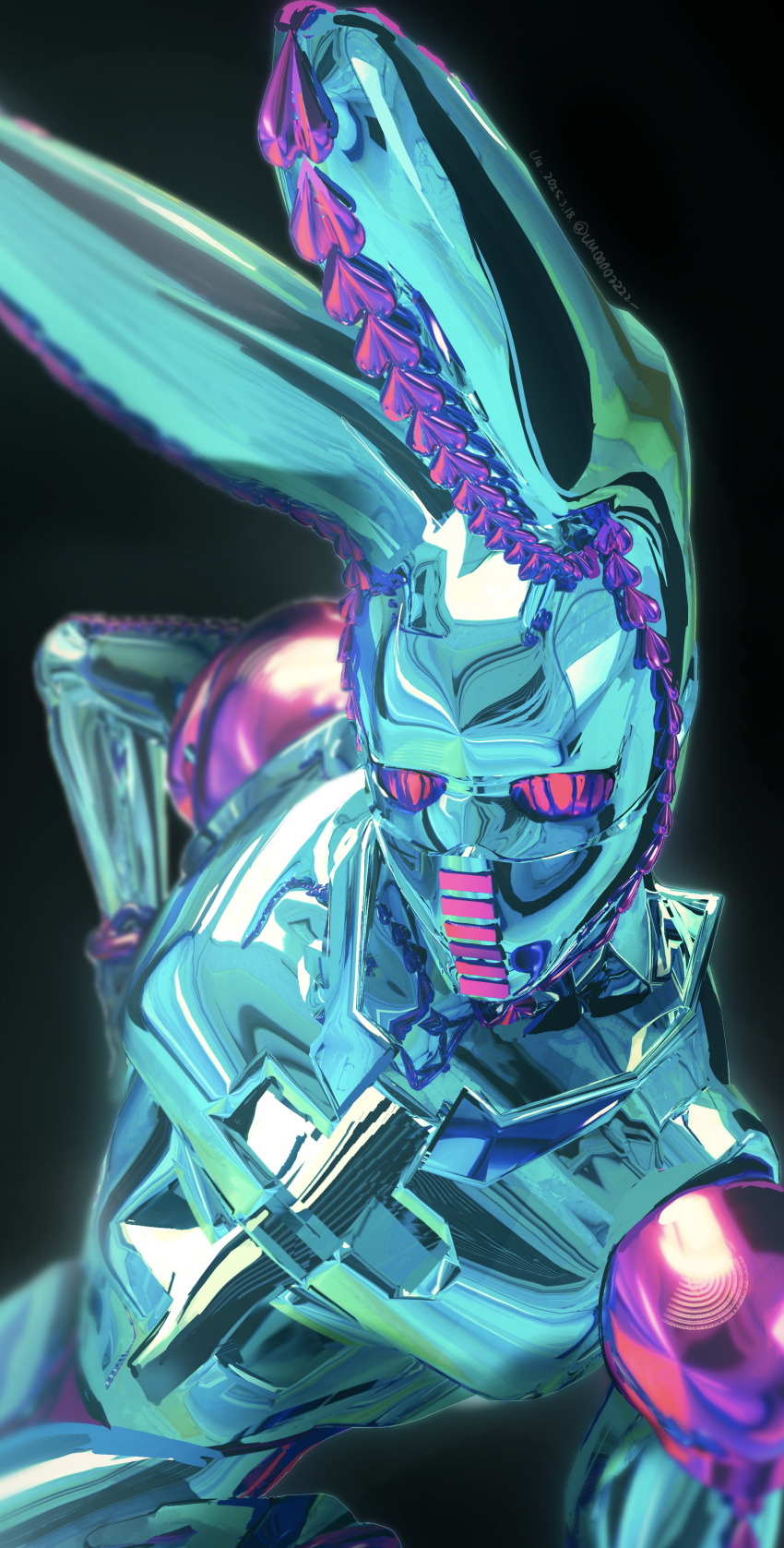 absurdres black_background dirty_deeds_done_dirt_cheap highres jojo_no_kimyou_na_bouken no_humans solo stand_(jojo) uu0000322