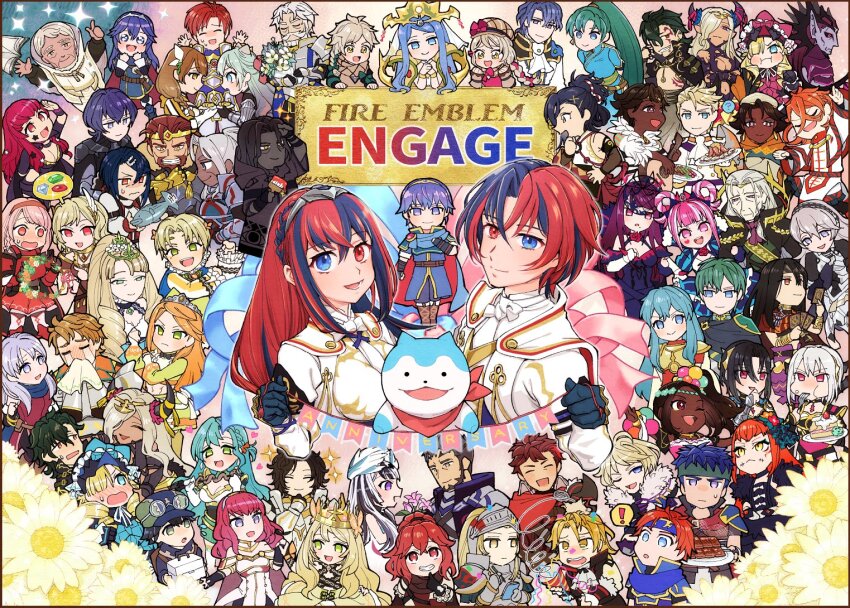 6+boys 6+girls :d absolutely_everyone alcryst_(fire_emblem) alear_(female)_(fire_emblem) alear_(male)_(fire_emblem) alfred_(fire_emblem) amber_(fire_emblem) anna_(fire_emblem) anna_(fire_emblem_engage) ascot barefoot black_hair blonde_hair blue_eyes blue_hair book boucheron_(fire_emblem) braid breasts brother_and_sister brothers brown_hair bunet_(fire_emblem) cape celica_(fire_emblem) celine_(fire_emblem) chibi chloe_(fire_emblem) circlet citrinne_(fire_emblem) clanne_(fire_emblem) cleavage cleavage_cutout clothing_cutout corrin_(female)_(fire_emblem) cross-laced_clothes cross-laced_dress crossed_bangs crown crown_braid dark_skin diamant_(fire_emblem) dress dual_persona eirika_(fire_emblem) ephraim_(fire_emblem) etie_(fire_emblem) eve_(fire_emblem_engage) everyone facial_mark feather_hair_ornament feathers fire_emblem fire_emblem_engage flower fogado_(fire_emblem) framme_(fire_emblem) frilled_dress frills full_body goldmary_(fire_emblem) green_eyes gregory_(fire_emblem) griss_(fire_emblem) hair_between_eyes hair_flaps hair_ornament hair_ribbon hair_rings hairclip hat heterochromia holding hortensia_(fire_emblem) hyacinth_(fire_emblem) ike_(fire_emblem) ivy_(fire_emblem) jade_(fire_emblem) jean_(fire_emblem) kagetsu_(fire_emblem) kszm_fe lapis_(fire_emblem) large_breasts lindon_(fire_emblem) long_hair long_sleeves looking_at_viewer louis_(fire_emblem) lumera_(fire_emblem) lyn_(fire_emblem) madeline_(fire_emblem) male_byleth_(fire_emblem) marni_(fire_emblem) marth_(fire_emblem) matching_hair/eyes mauvier_(fire_emblem) merrin_(fire_emblem) micaiah_(fire_emblem) multicolored_hair multiple_boys multiple_girls navel nel_(fire_emblem) nintendo open_mouth orange_hair pandreo_(fire_emblem) panette_(fire_emblem) pink_hair ponytail purple_eyes purple_hair rafal_(fire_emblem) red_eyes red_hair revealing_clothes ribbon rosado_(fire_emblem) rose roy_(fire_emblem) saphir_(fire_emblem) seadall_(fire_emblem) seforia_(fire_emblem) shirt short_bangs short_hair siblings sidelocks sigurd_(fire_emblem) sisters smile sommie_(fire_emblem) split-color_hair standing sword tiara timerra_(fire_emblem) two-tone_hair vander_(fire_emblem) very_long_hair veyle_(fire_emblem) weapon white_ascot white_hair yunaka_(fire_emblem) zelestia_(fire_emblem) zelkov_(fire_emblem) zephia_(fire_emblem)