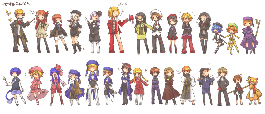 6+boys 6+girls :3 amakusa_juuza azuki_(lizzy) beatrice_(umineko) black_hair black_legwear blonde_hair blue_hair cat_tail cornelia_(umineko) dlanor_a._knox eiserne_jungfrau eva_beatrice formal_clothes frederica_bernkastel furfur furudo_erika gaap_(umineko) genderswap genderswap_(ftm) genderswap_(mtf) gertrude_(umineko) glasses hat kanon_(umineko) lambdadelta maria_(umineko) multiple_boys multiple_girls no_naku_koro_ni_(series) orange_hair pantyhose ponytail purple_hair red_hair ronove_(umineko) sakutarou_(umineko) shannon_(umineko) shorts socks striped_clothes striped_legwear striped_thighhighs suit tail thighhighs umineko_no_naku_koro_ni ushiromiya_ange ushiromiya_battler ushiromiya_eva ushiromiya_george ushiromiya_jessica ushiromiya_krauss ushiromiya_lion ushiromiya_maria ushiromiya_natsuhi ushiromiya_rosa ushiromiya_rudolf virgilia_(umineko) willard_h._wright zepar
