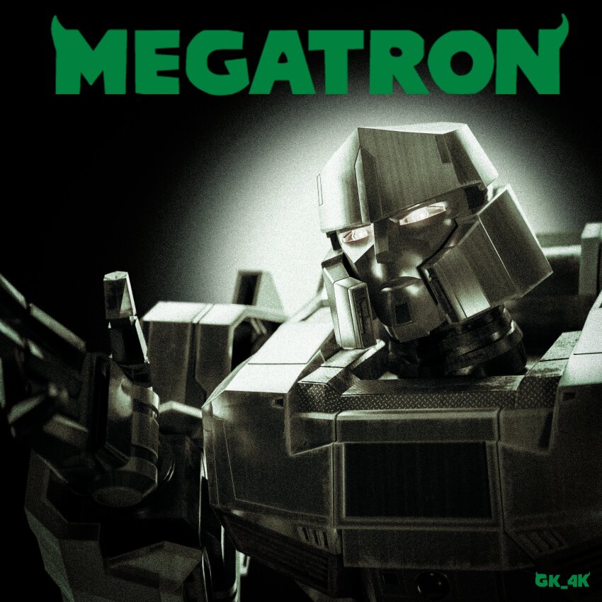 3d album_cover album_cover_redraw artist_name chromakopia commentary cover decepticon derivative_work english_commentary fake_cover frown gk4k head_tilt highres looking_up mecha mecha_focus megatron megatron_(transformers_one) no_humans open_hand robot science_fiction transformers transformers_one tyler_the_creator