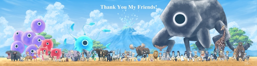 6+girls :d :o ;) ;d absurdres african_wild_dog african_wild_dog_(kemono_friends) alpaca alpaca_ears alpaca_suri_(kemono_friends) american_beaver_(kemono_friends) animal animal_ears animal_on_head animal_on_shoulder animal_print antlers arabian_oryx_(kemono_friends) arm_at_side arm_hug arm_support arm_up armadillo armor aurochs aurochs_(kemono_friends) backpack bag bare_legs bare_shoulders bear bear_ears beaver beaver_ears beaver_tail bike_shorts bird bird_tail bird_wings biting black-tailed_prairie_dog_(kemono_friends) black_cellien_(kemono_friends) black_eyes black_gloves black_hair black_pantyhose blonde_hair blue_eyes blue_sky bodystocking bow bowtie bra breast_pocket brown_bear_(kemono_friends) brown_coat brown_eyes buttons camouflage camouflage_shorts camouflage_skirt campo_flicker campo_flicker_(kemono_friends) cat cat_ears cat_tail cellien_(kemono_friends) chameleon circlet clenched_hand closed_mouth cloud cloudy_sky coat commentary_request common_raccoon_(kemono_friends) cow_ears cow_tail crested_ibis crested_porcupine_(kemono_friends) crop_top cropped_shirt crossed_arms cup dark-skinned_female dark_skin day dog dog_ears dog_tail drill_hair drinking_glass elbow_gloves elbow_pads emperor_penguin_(kemono_friends) empty_eyes english_text eurasian_eagle_owl_(kemono_friends) everyone expressionless extra_ears ezo_red_fox_(kemono_friends) fennec_(kemono_friends) fennec_fox fingerless_gloves flying fox fox_ears fox_tail frilled_sleeves frills full_body fur-trimmed_sleeves fur_collar fur_scarf fur_trim gazelle_ears gentoo_penguin_(kemono_friends) giant giant_armadillo_(kemono_friends) giraffe giraffe_ears giraffe_horns giraffe_print giraffe_tail glasses gloves golden_snub-nosed_monkey golden_snub-nosed_monkey_(kemono_friends) gradient_ribbon grass green_hair grey_coat grey_eyes grey_hair grey_shirt grey_shorts grey_wolf_(kemono_friends) grin hair_between_eyes hair_bun hair_over_one_eye hand_on_another&#039;s_shoulder hand_on_own_cheek hand_on_own_chest hand_on_own_face hand_on_own_hip hand_up hands_in_pockets hands_on_own_hips hands_up hanging hat hat_feather head_rest head_wings headphones height_difference helmet heterochromia high-waist_skirt highres hippopotamus hippopotamus_(kemono_friends) holding holding_animal holding_plate holding_spoon holding_staff holding_tray holding_weapon hood hood_up hoodie horns humboldt_penguin_(kemono_friends) indian_style jacket jaguar jaguar_(kemono_friends) jaguar_ears jaguar_tail japanese_black_bear_(kemono_friends) japanese_crested_ibis_(kemono_friends) juggling kaban_(kemono_friends) kemono_friends knee_pads layered_sleeves leaning_forward leopard_print leotard light_brown_hair lion lion_(kemono_friends) lion_ears long_hair long_sleeves looking_at_another looking_at_viewer looking_up low_ponytail lucky_beast_(kemono_friends) margay margay_(kemono_friends) medium_hair midriff mirai_(kemono_friends) monkey monkey_ears monkey_tail moose moose_(kemono_friends) moose_ears moose_tail mountain mountainous_horizon multicolored_hair multiple_girls necktie northern_white-faced_owl_(kemono_friends) on_head one-eyed one-piece_swimsuit one_eye_closed open_mouth orange_eyes orange_hair orange_jacket otter otter_ears otter_tail outdoors outstretched_arms over_shoulder owl own_hands_together panther_chameleon_(kemono_friends) pants pantyhose paw_stick penguin penguins_performance_project_(kemono_friends) pink_hair pink_sweater pith_helmet plaid_clothes plaid_neckwear plate pocket pointing pointing_at_viewer ponytail porcupine prairie_dog print_gloves print_legwear print_neckwear print_skirt raccoon raccoon_ears raccoon_tail red_hair red_legwear red_shirt red_skirt reticulated_giraffe_(kemono_friends) rhinoceros rhinoceros_ears ribbon riding rockhopper_penguin_(kemono_friends) royal_penguin_(kemono_friends) sand_cat_(kemono_friends) sandstar savannah scarf serval serval_(kemono_friends) serval_tail shirt shoebill shoebill_(kemono_friends) shoes short_hair short_over_long_sleeves short_sleeves shorts shorts_under_shorts shorts_under_skirt side-by-side side_ponytail sidelocks silver_fox_(kemono_friends) single_hair_bun sitting sitting_on_animal size_difference skirt sky sleeveless sleeveless_shirt small-clawed_otter_(kemono_friends) smile snake snake_tail spoon spread_arms squatting staff standing standing_on_one_leg stomach stone striped_clothes striped_hoodie striped_tail sweater sweater_vest swimsuit tail thighhighs toned tray tree tsuchinoko tsuchinoko_(kemono_friends) twintails two-tone_bow two-tone_bowtie two-tone_hair underwear vest volcano weapon weapon_over_shoulder white_bow white_hair white_rhinoceros_(kemono_friends) white_skirt wide_sleeves wings wolf wolf_ears wolf_tail yamaguchi_yoshimi yellow_eyes yellow_gloves yellow_legwear yellow_leotard zettai_ryouiki