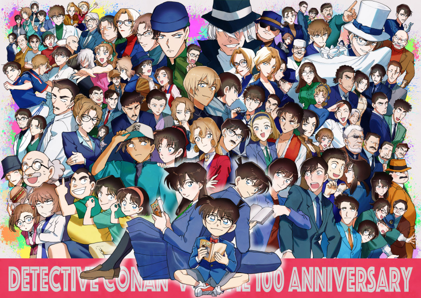 6+boys 6+girls agasa_hiroshi akagi_hideo akai_shuuichi akai_tsutomu amuro_tooru andre_camel anniversary ayanokouji_fumimaro blonde_hair brother_and_sister brown_hair chaki_shintarou character_request chianti_(meitantei_conan) chiba_kazunobu child commentary_request copyright_name cousins curly_hair czech_gana date_wataru edogawa_conan english_text enomoto_azusa everyone father_and_daughter father_and_son fusae_campbell_kinoshita gin_(meitantei_conan) glasses grey_hair haibara_ai hakuba_saguru hattori_heiji hattori_heizou hattori_shizuka_(meitantei_conan) higashio_maria highres higo_ryuusuke holding holding_manga hondou_eisuke hondou_ethan husband_and_wife james_black jodie_starling kaitou_kid katsuragi_yukiko kazami_yuuya kisaki_eri kobayashi_sumiko kojima_genta kudou_shin&#039;ichi kudou_yukiko kudou_yuusaku kuriyama_midori kuroba_touichi kuroda_hyoue kyougoku_makoto long_hair magic_kaito manga_(object) mary_sera matsuda_jinpei matsumoto_kiyonaga megure_juuzou meitantei_conan miike_naeko miyamoto_yumi miyano_akemi miyano_atsushi miyano_elena mizunashi_rena morofushi_takaaki mother_and_daughter mother_and_son mouri_kogoro mouri_ran multiple_boys multiple_girls nakamori_ginzo okino_youko okita_soushi_(meitantei_conan) okiya_subaru onimaru_takeshi oooka_momiji ootaki_gorou opaque_glasses satou_miwako scar scar_across_eye scar_on_face school_uniform scotch_(meitantei_conan) sera_masumi shiratori_ninzaburou short_hair siblings sitting suzuki_ayako suzuki_jirokichi suzuki_sonoko suzuki_tomoko takagi_wataru_(meitantei_conan) teitan_high_school_uniform tooyama_ginshirou tooyama_kazuha tsuburaya_asami tsuburaya_mitsuhiko uehara_yui vermouth_(meitantei_conan) vodka_(meitantei_conan) wakasa_rumi yamamura_misae yamamura_misao yamato_kansuke yokomizo_jugo yokomizo_sango yoshida_ayumi yuminaga_(meitantei_conan)