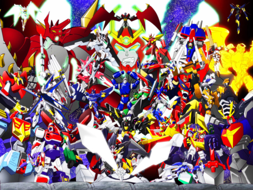 after_war_gundam_x aquarion_(series) char&#039;s_counterattack chikyuu_bouei_kigyou_dai-guard choujikuu_seiki_orguss choujuu_kishin_dancouga choujuushin_gravion_zwei code_geass crossover dancouga_(series) eureka_seven eureka_seven_(series) getter_robo gundam gundam_00 gundam_seed gundam_seed_destiny gundam_wing highres juusou_kikou_dancouga_nova lancelot_(code_geass) lancelot_albion macross macross_7 macross_frontier macross_frontier:_sayonara_no_tsubasa mazinger_(series) mecha mecha_focus muteki_choujin_zambot_3 muteki_koujin_daitarn_3 muteki_robo_trider_g7 overman_king_gainer robot rokushin_gattai_godmars sentou_mecha_xabungle shin_getter_robo shin_mazinger_shougeki!_z-hen soukou_kihei_votoms sousei_no_aquarion super_robot super_robot_wars super_robot_wars_z super_robot_wars_z1 super_robot_wars_z2 taiyou_no_shisha_tetsujin_28-gou tengen_toppa_gurren_lagann tetsujin_28-gou the_2nd_super_robot_wars_z_saisei-hen the_big_o turn_a_gundam uchuu_senshi_baldios uchuu_taitei_god_sigma zeta_gundam