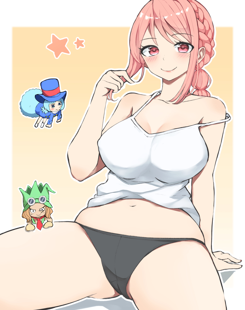 absurdres breasts highres large_breasts long_hair one_piece pink_hair rebecca_(one_piece) tagme
