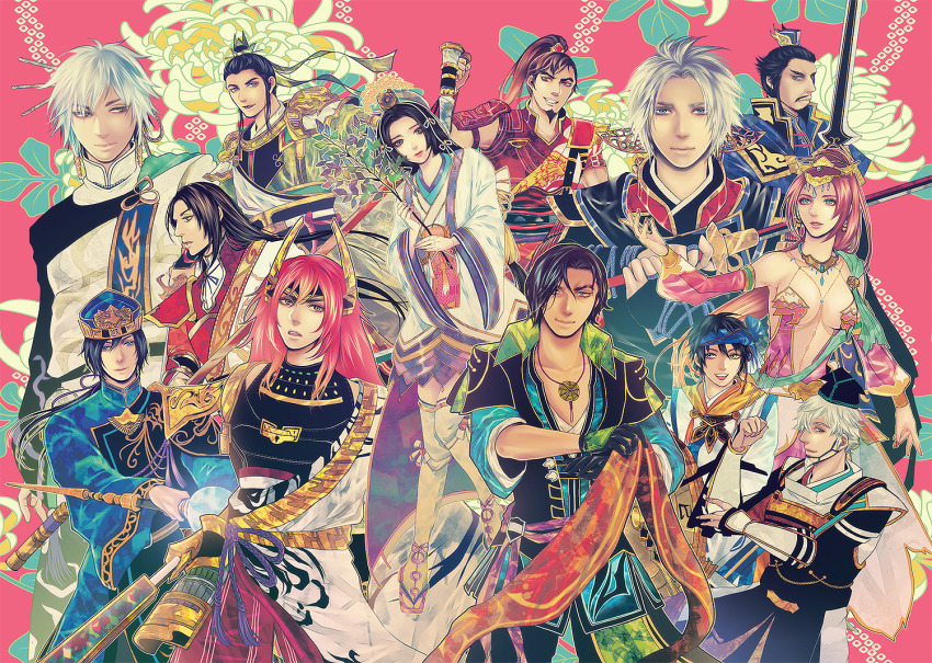 armor cao_cao chinese_clothes diao_chan fa_zheng himiko ishida_mitsunari japanese_clothes kimono liu_shan mouri_motonari musou_orochi sanada_nobuyuki sengoku_musou shin_sangoku_musou takenaka_hanbei weapon