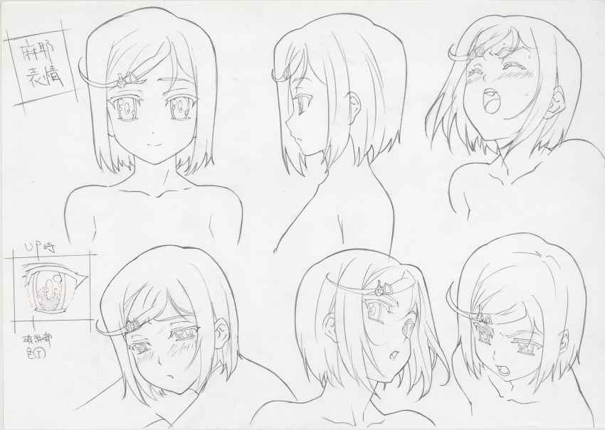 1girl highres koromogae_maya official_art resort_boin reference_sheet tagme