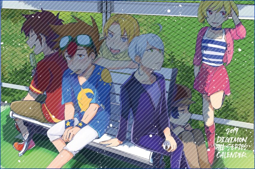 akashi_tagiru amano_yuu_(digimon) digimon digimon_xros_wars digimon_xros_wars:_toki_wo_kakeru_shounen_hunter-tachi kudou_taiki mogami_ryouma suzaki_airu tagme tobari_ren