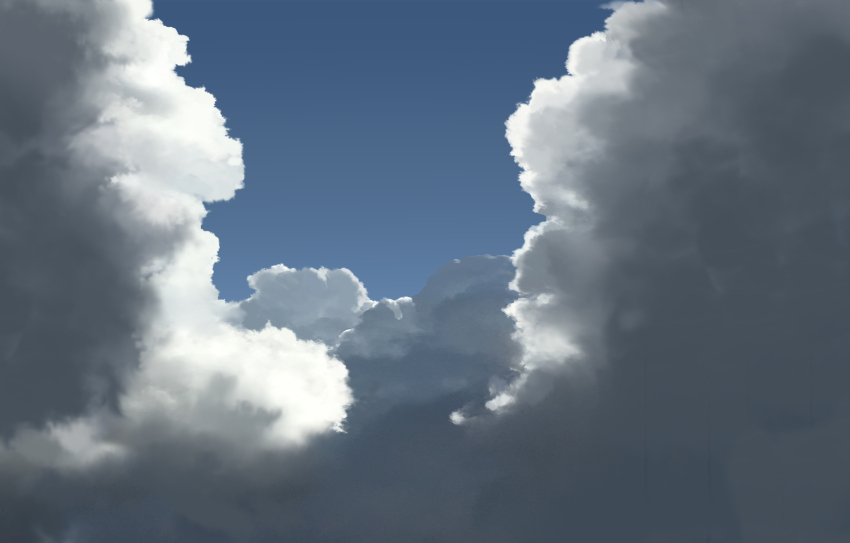 absurdres blue_sky cloud cloudy_sky day highres no_humans original scenery sky sky_focus sumassha_t_t