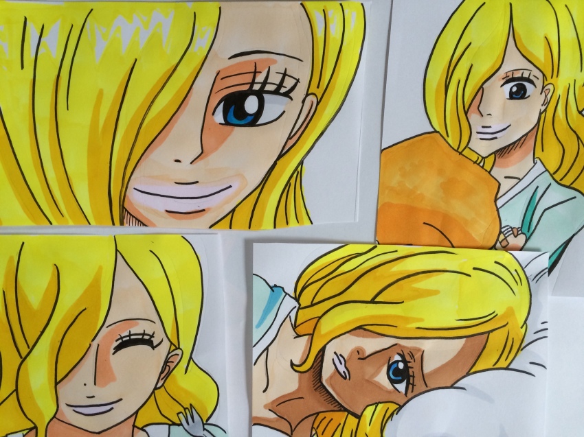 absurdres highres one_piece sanji_(one_piece) smile vinsmoke_family vinsmoke_sora