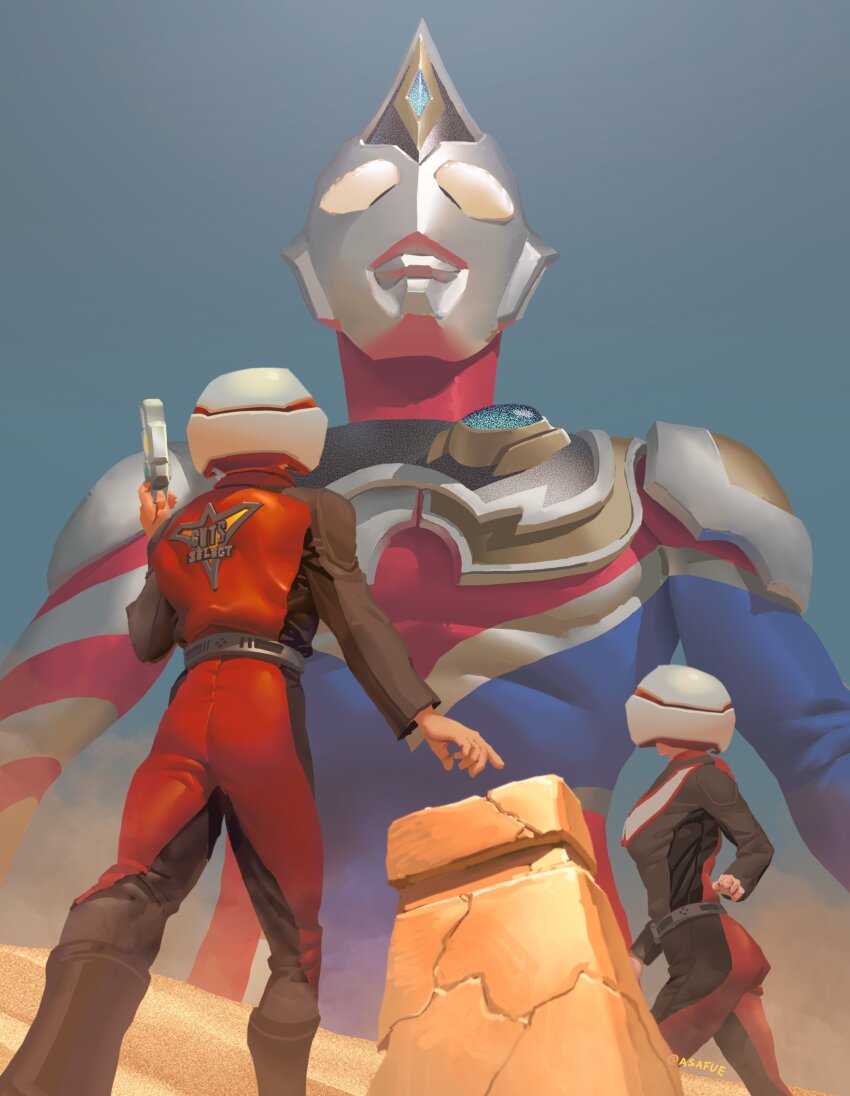 absurdres color_timer flash_type_(ultraman) helmet highres tokusatsu ultra_series ultraman_decker ultraman_decker_(flash_type) ultraman_decker_(series) ultraman_dyna_(series)