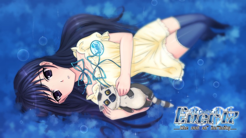 black_hair ever_17 highres komachi_tsugumi orika_nekoi tagme thighhighs
