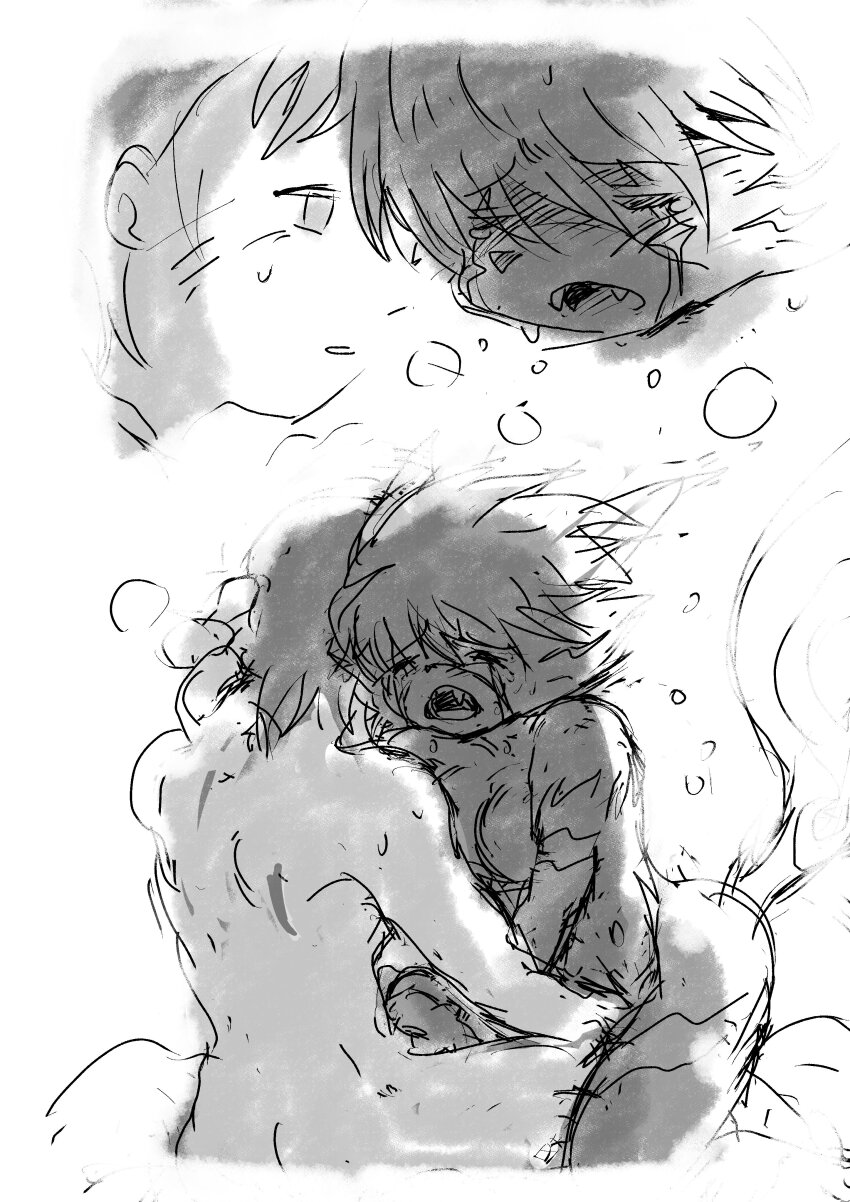 1boy 1girl absurdres cat_girl couple digimon digimon_(creature) fukatsu_riko furry good_end highres meicrackmon_vicious_mode monster_girl nude