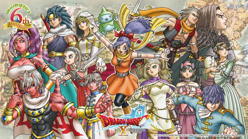 6+boys 6+girls aged_down alvin_(dq10) anlucea anniversary aqua_cape aqua_eyes aqua_hair armor artist_request ascot aunt_and_nephew aunt_and_niece baby black_leggings black_tunic blonde_hair blue_eyes blue_hair boots bow bracer breasts bridal_gauntlets brother_and_sister brown_eyes brown_footwear brown_hair cape capelet carrying_baby carrying_person character_request choker circlet cleavage colored_skin copyright_logo copyright_name cousins covered_abs detached_sleeves dragon_quest dragon_quest_x dress earrings farras_(dq10) father_and_son floating_clothes floating_hair floating_scarf flower_hairband frilled_choker frills fur-trimmed_cape fur-trimmed_capelet fur_trim girugaran gold_armlet gold_bracer gold_circlet green_dress hair_bow hair_pulled_back hair_slicked_back hairband hero_(dq10) highres holding holding_sword holding_weapon hood hood_up horns husband_and_wife jewelry kamil_(dq10) kyururu_(dq10) large_breasts leg_up leggings looking_at_viewer looking_to_the_side looking_up luchenda_(dq10) marone_(dq10) medium_breasts mereade mole mole_under_mouth mother_and_son multiple_boys multiple_girls muscular muscular_male off_shoulder official_art official_wallpaper ogre_(dq10) one-shoulder_tunic orange_scarf orange_tunic own_hands_together padre_(dq10) parent_and_child pink_bridal_gauntlets pink_dress pink_hair pink_hairband pointy_ears ponytail profile purple_capelet quad_(dq10) red_bow red_skin red_tabard rinka_(dq10) scarf shante_(dq10) shirt short_hair shoulder_spikes siblings silver_armlet silver_hairband sisters sleeveless sleeveless_shirt small_breasts smirk spiked_hair spikes strapless strapless_dress sword sword_on_back tabard teardrop_earrings thigh_boots third-party_source tunic uncle_and_nephew uncle_and_niece vest weapon weapon_on_back white_ascot white_cape white_dress yellow_scarf
