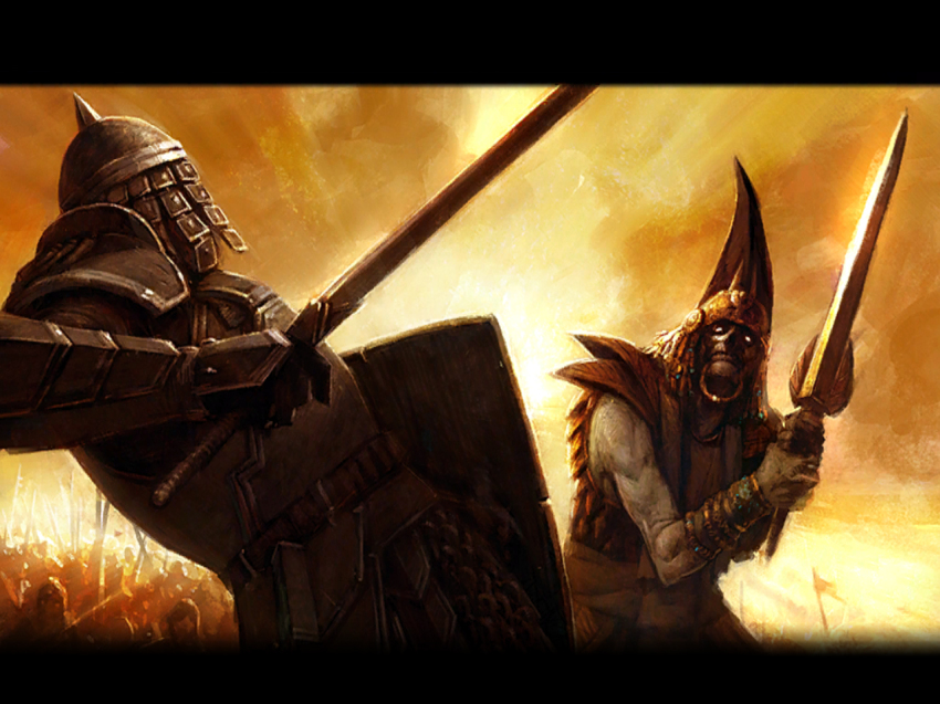 armor army guild_wars_(series) guild_wars_1 helmet letterboxed non-web_source palawa_joko shield sword turai_ossa undead weapon