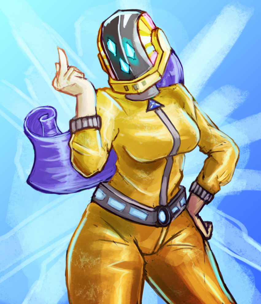 1girl absurdres breasts checkerboardazn commentary cosplay daft_punk female_focus helmet highres large_breasts long_hair middle_finger my_little_pony my_little_pony:_equestria_girls my_little_pony:_friendship_is_magic personification purple_hair rarity_(my_little_pony) solo