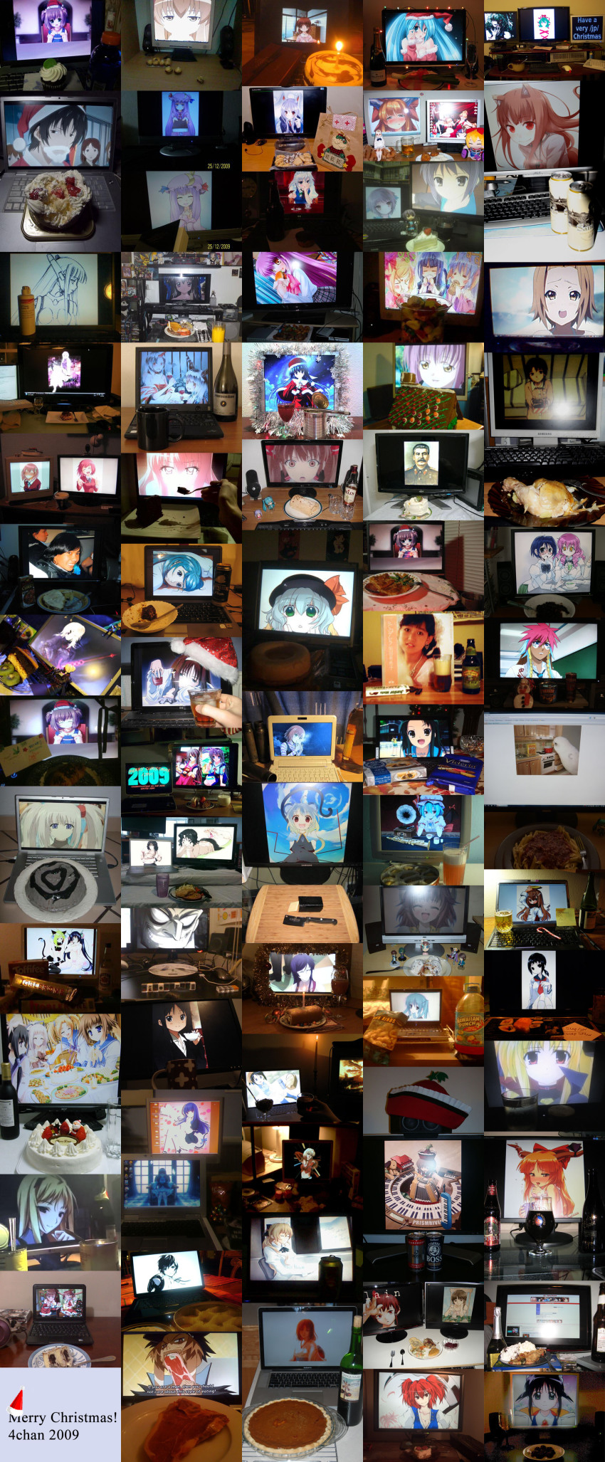 00s 2009 2d_dating 4chan 6+girls absurdres akagi akiyama_mio alcohol board_game bubblegum_crisis christmas fate_testarossa food hat hatsune_miku highres hoshiguma_yuugi ibuki_suika iwakura_lain izayoi_sakuya japanese_bird_cooking_spaghetti joseph_stalin k-on! kaenbyou_rin kazami_yuuka komeiji_koishi long_image lyrica_prismriver lyrical_nanoha mahjong mahou_shoujo_lyrical_nanoha misaka_mikoto multiple_boys multiple_girls nagato_yuki nazrin onozuka_komachi otaku otaku_room patchouli_knowledge photo_(medium) priscilla_asagiri reisen_udongein_inaba remilia_scarlet santa_costume santa_hat serial_experiments_lain shirai_kuroko spring_onion suzumiya_haruhi_no_yuuutsu tainaka_ritsu tall_image toaru_kagaku_no_railgun toaru_majutsu_no_index touhou vocaloid washizu_iwao