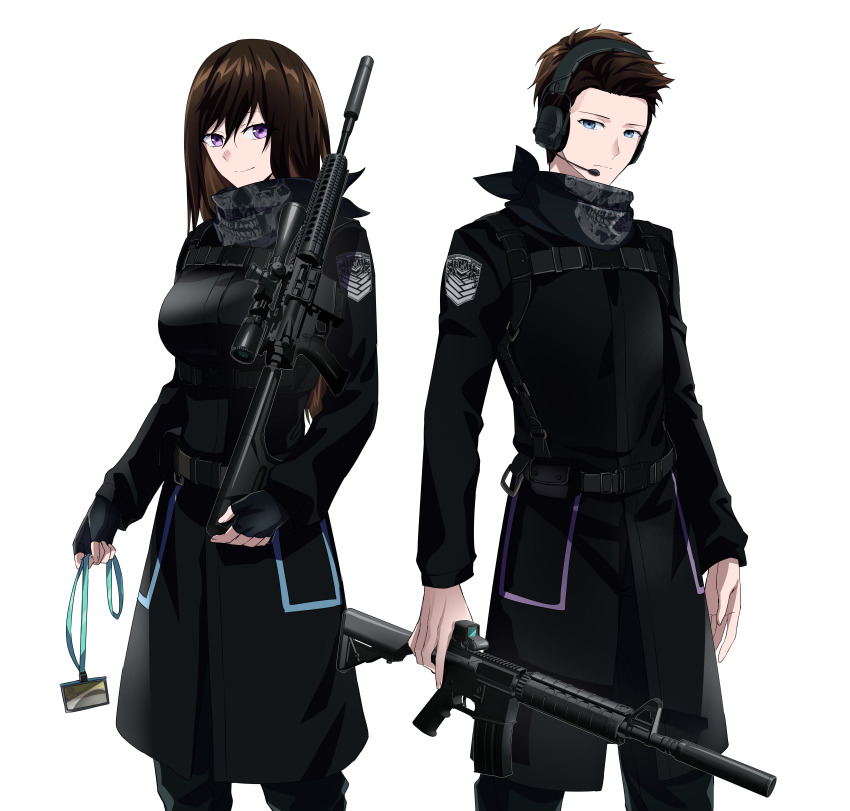 absurdres ar-10 battle_rifle counter-strike_(series) counter-strike_2 girls&#039;_frontline gun highres m4a4 rifle transparent_background weapon