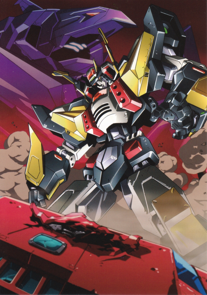 00s absurdres dancouga_(series) dancouga_nova highres juusou_kikou_dancouga_nova mecha official_art oobari_masami robot super_robot