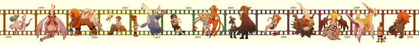 00s 10s 1990s_(style) 1998 1999 2000 2001 2002 2003 2004 2005 2006 2007 2008 2009 2010 5boys 6+girls absurdres aged_down alicia_(pokemon) alternate_form amber_(pokemon) ambertwo_(pokemon) arceus arion_(pokemon) bad_id bad_pixiv_id barefoot bianca_(pokemon_heroes) bike_shorts black_hair blonde_hair blue_eyes brown_eyes brown_hair cape celebi chocolate closed_eyes damos_(pokemon) darkrai deoxys deoxys_(normal) dress entei everyone film_strip flower gen_1_pokemon gen_2_pokemon gen_3_pokemon gen_4_pokemon gen_5_pokemon giratina giratina_(altered) glasses green_eyes green_hair grey_eyes hat head_wreath highres holding holding_hands hug jirachi kabocha_torute latias latios leaf legendary_pokemon long_hair long_image lucario lugia manaphy masato max max_(pokemon) may_(pokemon) melody_(pokemon) mewtwo minun molly_hale multiple_boys multiple_girls mythical_pokemon nintendo on_head pichu plusle pokemon pokemon:_arceus_and_the_jewel_of_life pokemon:_destiny_deoxys pokemon:_giratina_and_the_sky_warrior pokemon:_jirachi:_wish_maker pokemon:_lucario_and_the_mystery_of_mew pokemon:_the_first_movie_-_mewtwo_strikes_back pokemon:_the_rise_of_darkrai pokemon:_zoroark:_master_of_illusions pokemon_(anime) pokemon_(classic_anime) pokemon_(creature) pokemon_3:_the_movie_-_spell_of_the_unown:_entei pokemon_4ever_-_celebi:_the_voice_of_the_forest pokemon_bw_(anime) pokemon_dppt_(anime) pokemon_heroes:_latios_&amp;_latias pokemon_on_head pokemon_ranger_and_the_temple_of_the_sea pokemon_rse_(anime) pokemon_the_movie_2000:_the_power_of_one retro_artstyle riley_(pokemon) sam samuel_oak sandals shaymin shaymin_(land) short_hair silver_hair simple_background sir_aaron sir_arlon sitting sketchbook standing tears tooi_rondot tory_lund veil wide_image zoroark zorua