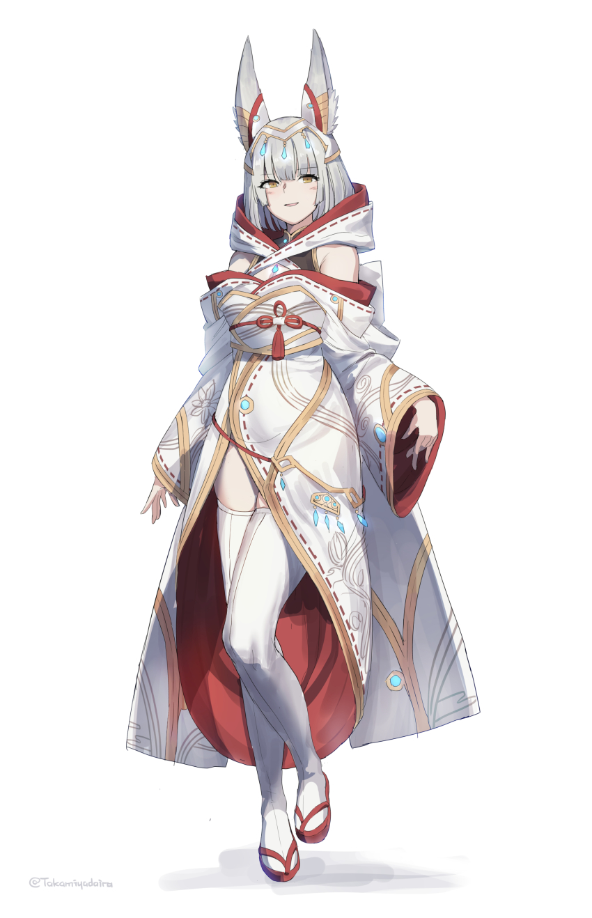 1girl absurdres animal_ears cat_ears cat_girl full_body highres huanxiang_huifeng nia_(xenoblade) simple_background solo white_background xenoblade_chronicles_(series) xenoblade_chronicles_2 xenoblade_chronicles_3