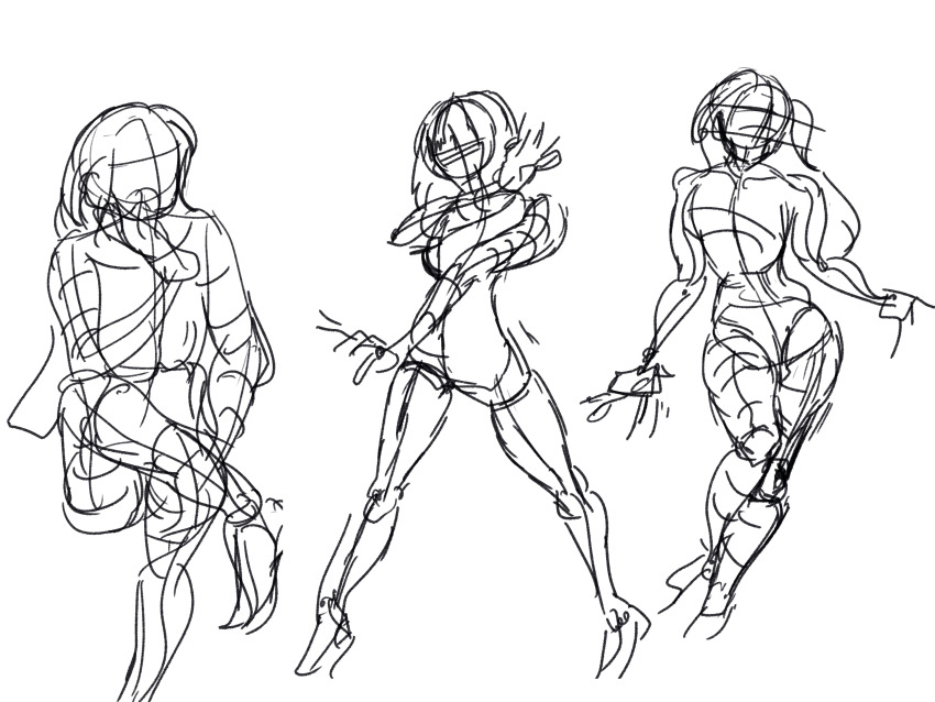 absurdres doodle gestual highres non-web_source sketch