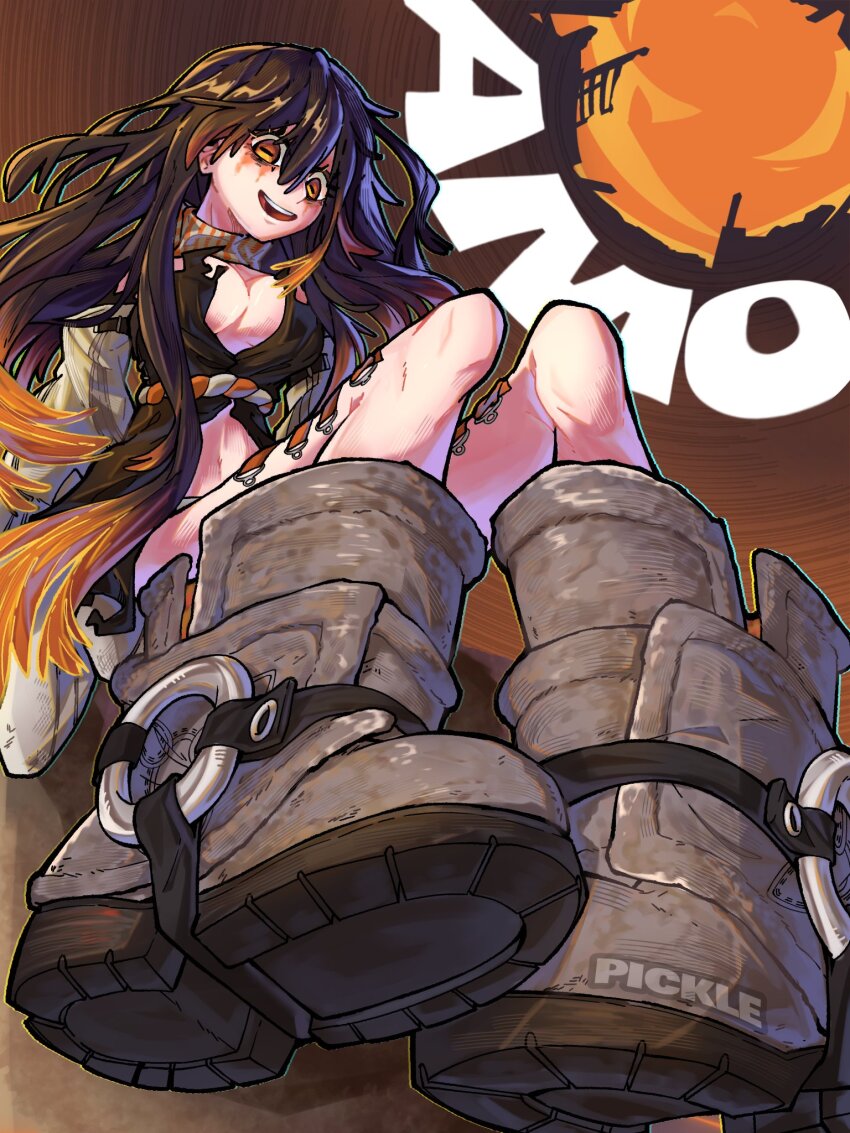 Amo Gachiakuta in a powerful pose her eyes fixed