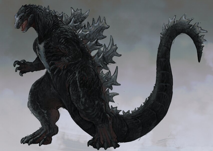 202vincent absurdres giant giant_monster godzilla godzilla_(1954) godzilla_(series) highres kaiju toho